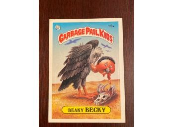 Garbage Pail Kids Beaky Becky