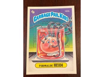 Garbage Pail Kids Formalde Heidi