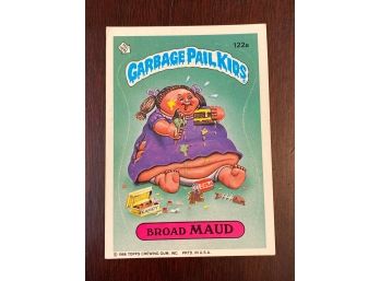 Garbage Pail Kids Broad Maud