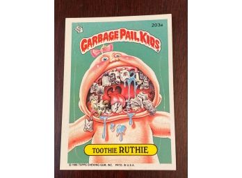 Garbage Pail Kids Toothie Ruthie