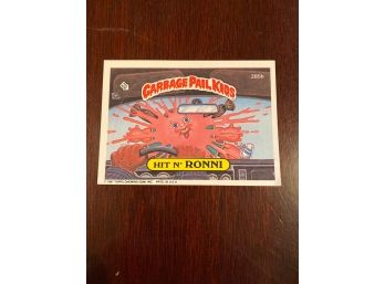 Garbage Pail Kids Hit N Ronni