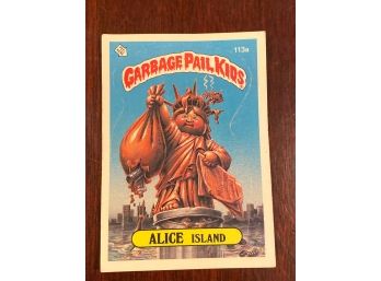 Garbage Pail Kids Alice Island