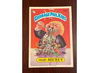 Garbage Pail Kids Yicchy Mickey