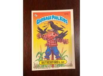 Garbage Pail Kids Rutherford B Hay