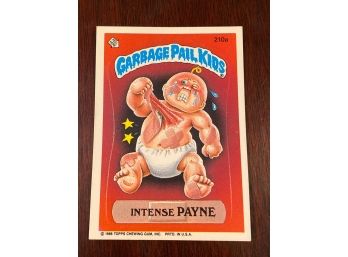 Garbage Pail Kids Intense Payne