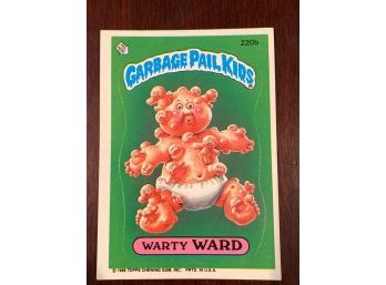 Garbage Pail Kids Warty Ward