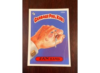 Garbage Pail Kids Jan Hand