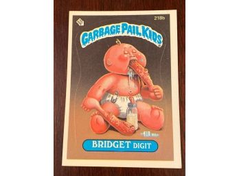 Garbage Pail Kids Bridget Digit