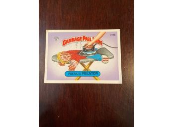 Garbage Pail Kids Pressed Preston