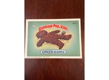 Garbage Pail Kids Ginger Snapped