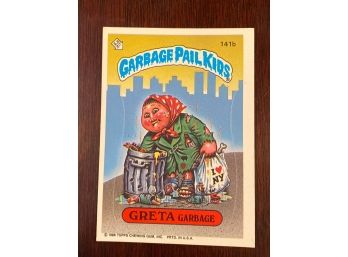 Garbage Pail Kids Greta Garbage