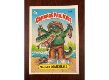 Garbage Pail Kids Marshy Marshall