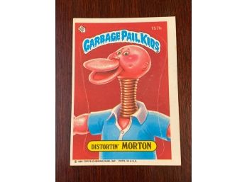 Garbage Pail Kids Distortin Morton