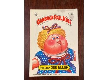 Garbage Pail Kids Swollen Sue Ellen