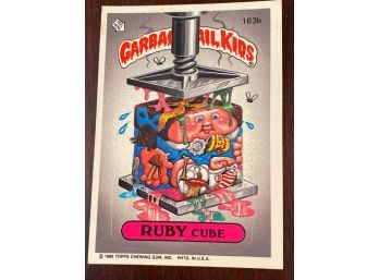 Garbage Pail Kids Ruby Cube