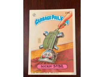 Garbage Pail Kids Suckin Sybil