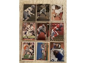 Deion Sanders Card Lot Of 18