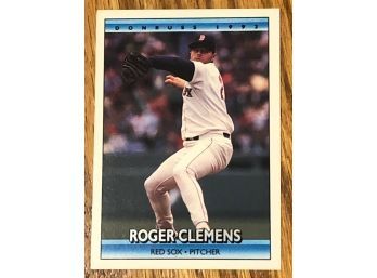 Roger Clemens 1992 Donruss Baseball Card