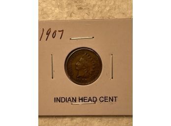 Indian Head Cent 1907