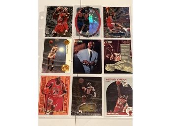 Michael Jordan Sheet Of 9