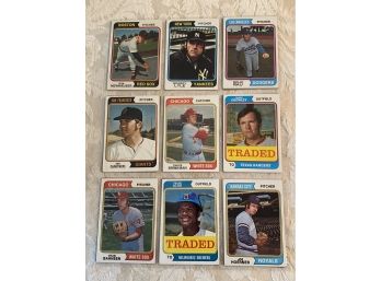 1974 Topps Lot Of 18 - Minty!!