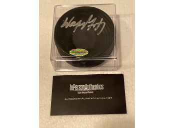 Wayne Gretzky Autographed Hockey Puck With COA