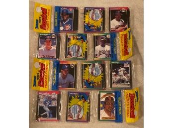 1989 Donruss Baseball Rack Pack Lot Of 4. Griffey JR Rookie??