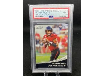 2017 Leaf Special ReleasePatrick Mahomes Rookie Limited EditionRC #13PSA 9