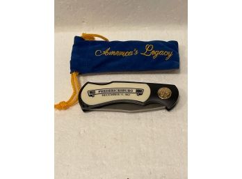 America's Legacy 1 Blade Pocket Knife Fredericksburg New In Pouch