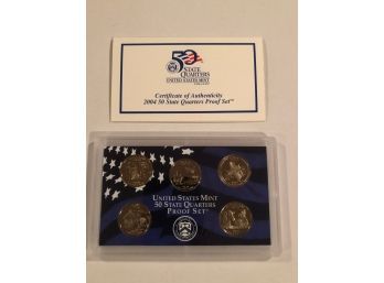 2004 United States Mint State Quarters Proof Set