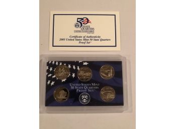 2005 United States Mint State Quarters Proof Set