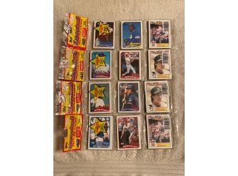 1989 Topps Baseball Rack Pack Lot Of 4