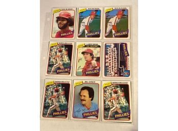 Lot Of (18) 1980 Topps Baseball Cards