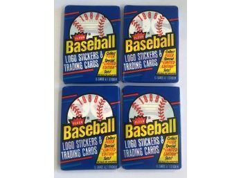 1988 Fleer Wax Packs Lot Of 4