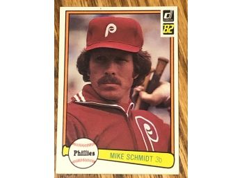 Mike Schmidt 1982 Donruss Baseball Card