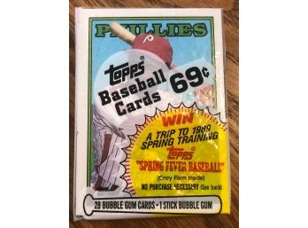 1988 Topps Cello Unopened