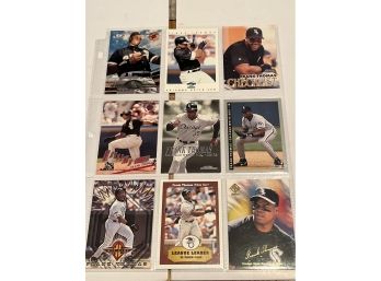 Frank Thomas Lot Of 9  Cards