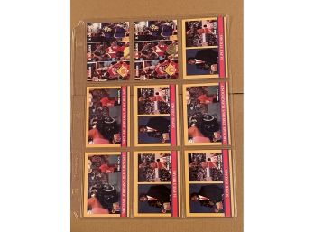 Michael Jordan Assorted Years And Brands - 9 Card Lot