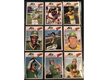 Lot Of (18) 1977 Topps Baseball Cards