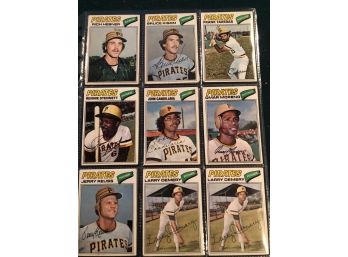 Lot Of (18) 1977 Topps Baseball Cards