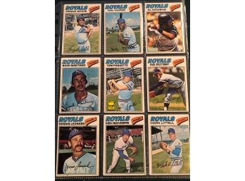 Lot Of (18) 1977 Topps Baseball Cards