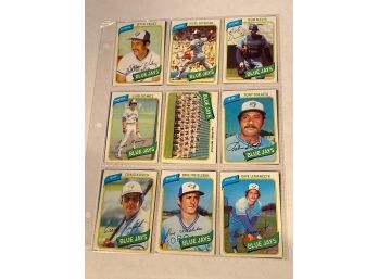 Lot Of (18) 1980 Topps Baseball Cards