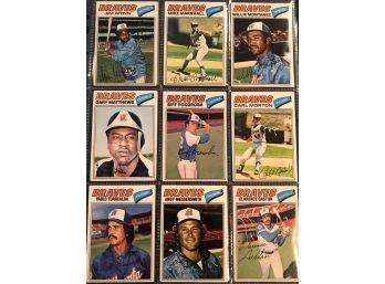 Lot Of (18) 1977 Topps Baseball Cards