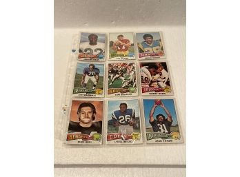 1975 Topps Football Cards