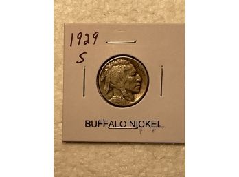 Buffalo Nickel 1929 S