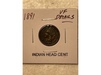 Indian Head Cent 1891