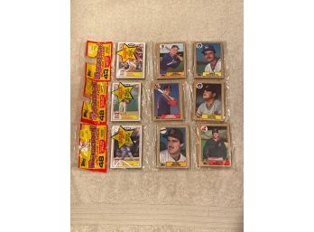 1987 Topps Baseball Rack Pack Lot Of 3