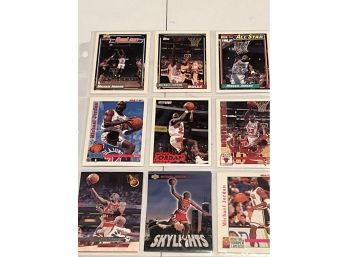 Michael Jordan Sheet Of 9