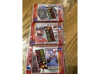 1983 Donruss Action All Stars Lot Of (3) Unopened Packs.