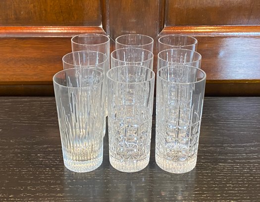 Collection Of Cut Crystal High Ball Glasses - 2 Are Lennox